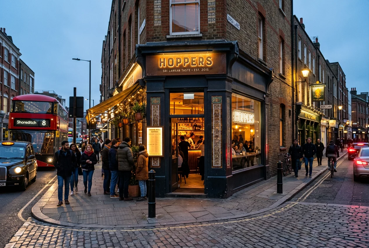 Hoppers Shoreditch Interior