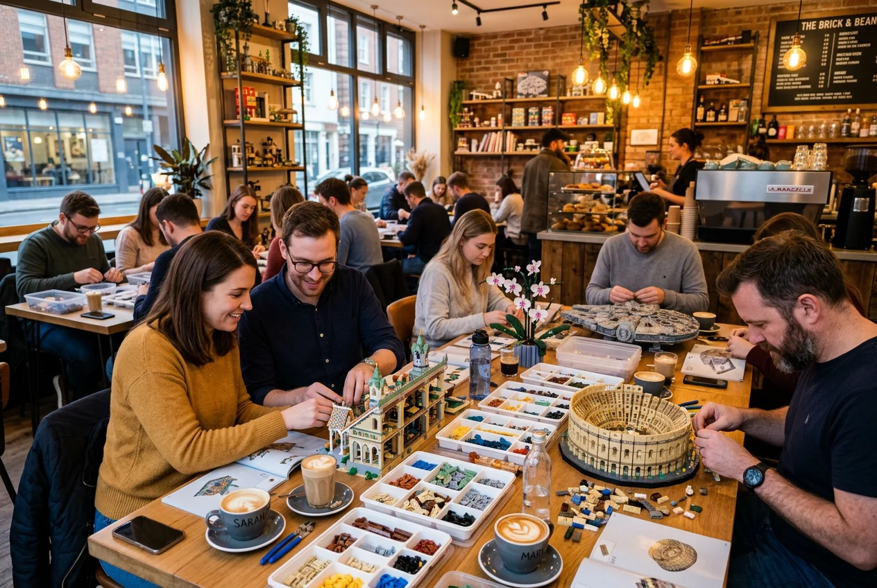 LEGO Cafes for Adults Trend in the UK